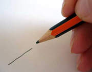 Bleistiftstrich: Schicht aus Kohlenstoff als Nachweis fr tunnelnde Elektronen