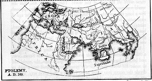 Ptolemy's world map