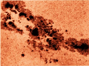 sunspots + granulation